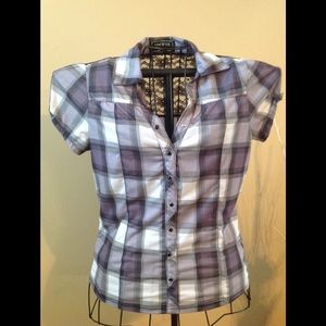 MMXIII plaid shirt. Sz M.